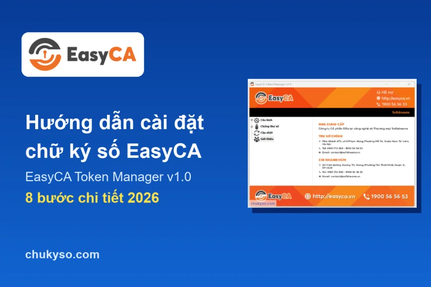 Cài đặt chữ ký số EasyCA