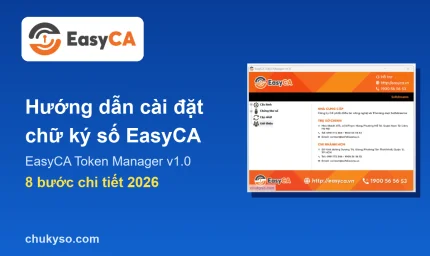 Cài đặt chữ ký số EasyCA