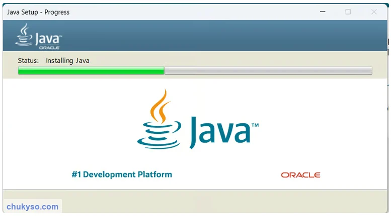 Đang cài đặt Java