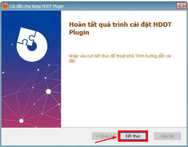 Hoàn tất cài đặt HDDT Plugin