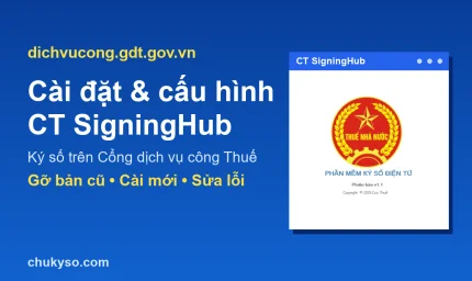 Cài đặt và cấu hình CT SigningHub