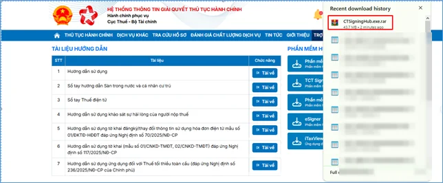 File CTSigningHub.exe.rar tải về máy