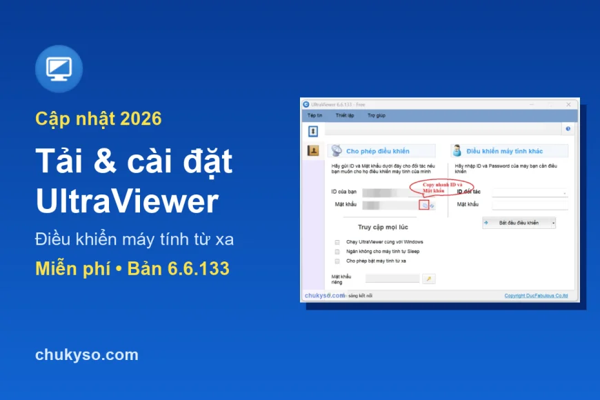 Tải và cài đặt UltraViewer 6.6.133