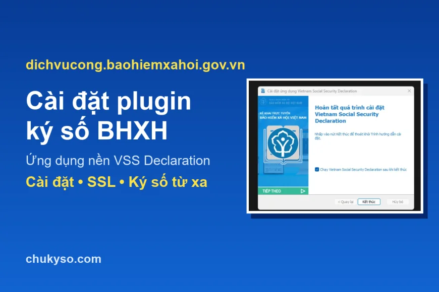 Cài đặt plugin ký số BHXH VSS Declaration