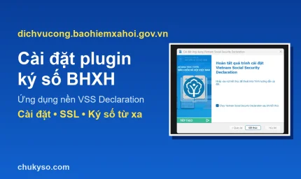 Cài đặt plugin ký số BHXH VSS Declaration